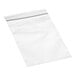 A clear reclosable polyethylene bag measuring 4 by 6 inches.