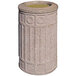 A stone round concrete cigarette ash receptacle from Wausau Tile.