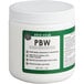 A white container of Five Star PBW Non-Caustic Alkaline Brewery Cleaning Powder with a green label.