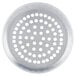 An American Metalcraft Super Perforated Deep Dish Pizza Pan with holes in it.