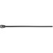 A black 14" Retyz cable tie strap with a metal buckle.