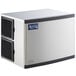 A silver rectangular Avantco Air Cooled Modular Half Cube Ice Machine with white and black trim.