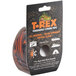 A T-Rex clear repair tape roll with orange and black text.