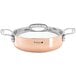 A de Buyer Prima Matera copper brazier with a lid.