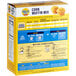 A yellow and blue box of Gold Medal Corn Muffin Mix with a close up of a muffin on the front.