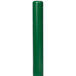 A green cylindrical bollard cover with a white cap.