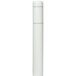 A white cylindrical Innoplast Bollard cover with white reflective stripes.