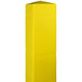 A yellow rectangular Innoplast BollardGard cover.