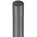 A charcoal gray cylindrical Innoplast bollard cover with a black cap.