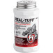 A white plastic container of Hercules Real Tuff white PTFE thread sealant with red label.