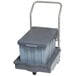 A grey Follett SmartCART ice cart.