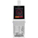 A white Sammic SmartVide X sous vide immersion circulator head with a screen on it.