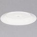 A CAC white porcelain oval platter on a white background.