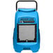 A blue and white Dri-Eaz DrizAir 1200 portable dehumidifier.