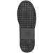 The black sole of a Timberland PRO Powerdrive women's athletic shoe with a checkered pattern.