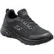 A black Skechers Work Jake men's athletic shoe.