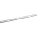 A white metal bar with holes on each end.