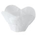 Hoffmaster 611113 2 inch x 2 3/4 inch White Lotus Baking Cups - 250/Pack