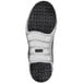 The Reebok Work Sublite athletic shoe in black and gray with a square pattern on the toe.