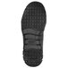 The black rubber sole of a Reebok Work Sublite women's shoe.