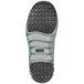 The gray sole of a Reebok Work Sublite women's athletic shoe.