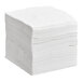 A stack of Choice white beverage napkins.