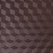 A brown surface with geometrical designs.