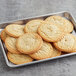 A tray of Best Maid Thaw and Serve Sugar Cookies.