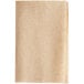 A beige Tork dispenser napkin on a white background.