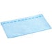A blue Tork food service towel with a blue border and blue text.
