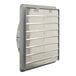 A metal shutter-mounted Canarm exhaust fan with four panels.