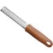 A Barfly zester grater with a walnut handle.