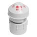 A white plastic Oatey Sure-Vent air admittance valve.