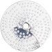 A Hobart stainless steel hard cheese grater plate, a circular metal object with holes.