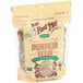 A bag of Bob's Red Mill Organic Raw Pumpkin Seeds.