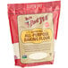 A red bag of Bob's Red Mill gluten-free all purpose baking flour.