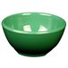 Thunder Group CR5804GR Green 10 oz. Melamine Soup Bowl, 4 5/8 inch - 12/Case