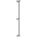 A Metroseal 4 gray Metro Super Erecta wall mount post with brackets.