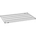 A close-up of a Metroseal 4 wire shelf.