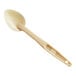 A beige plastic Cambro spoon with a handle.