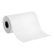 A roll of white Choice wet wax paper on a white background.