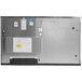 The back of a silver Scotsman Prodigy Elite water cooled ice machine with a metal panel.