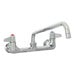 Equip by T&S 5F-8WLX08 Wall Mount Swivel Base Mixing Faucet with 8 inch Swing Nozzle 8 inch Centers ADA Compliant