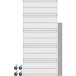 A Metro gray wire shelving unit with wheels.