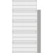A gray Metro wire shelving unit with metal rods and black lines.