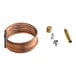 A Robertshaw 1980 Series Snap-Fit Thermocouple with a copper tube and brass fitting.