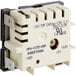 A white electrical device with black writing reading 'motor' on it.