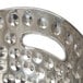 A close up of a Tablecraft stainless steel beverage tub.