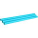 A group of Phade blue compostable straws.