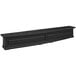 A black rectangular Mayne Nantucket planter box.